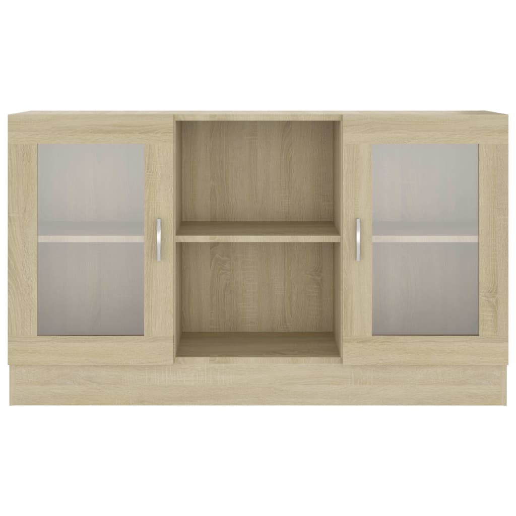 Vitrine Cabinet 120X30.5X70 Cm Engineered Wood