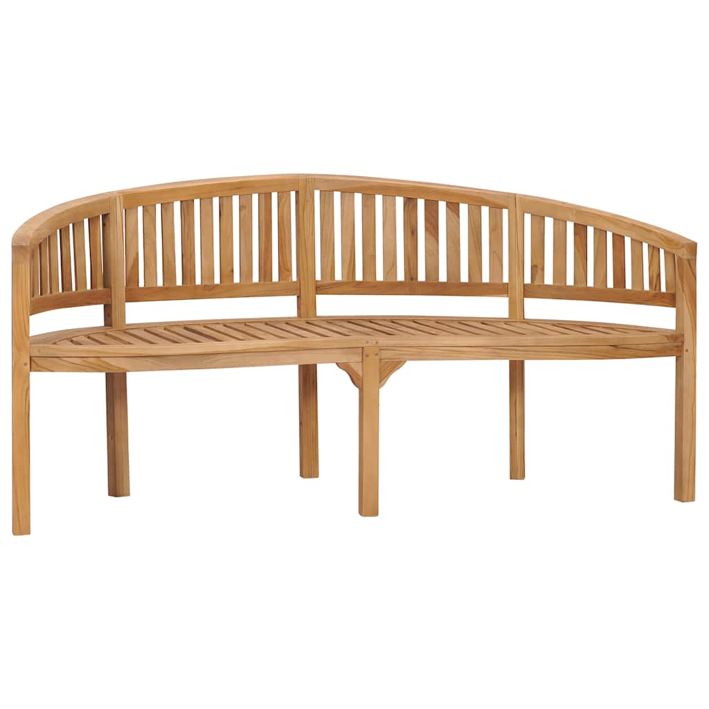 Banana Bench Solid Teak Wood