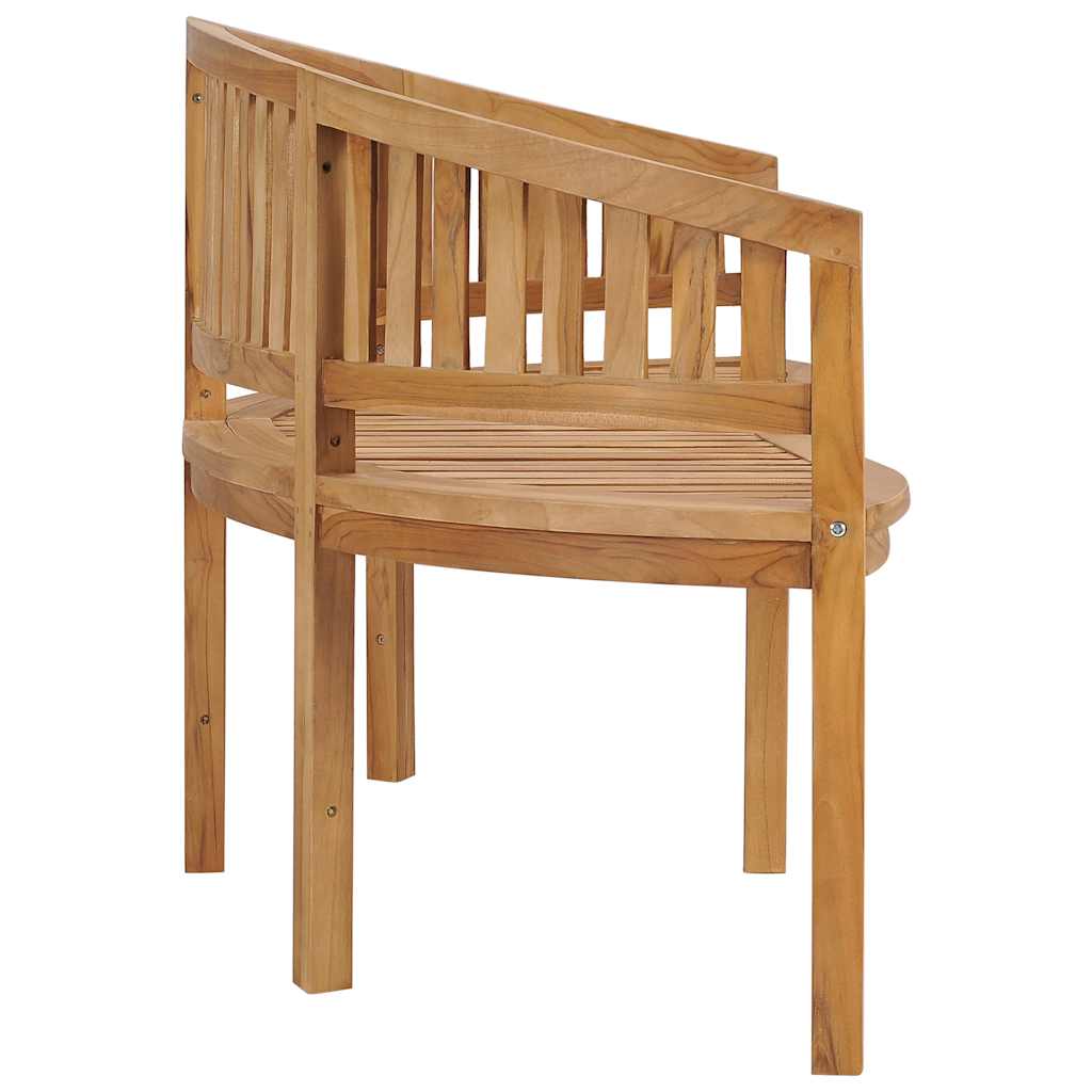 Banana Bench Solid Teak Wood