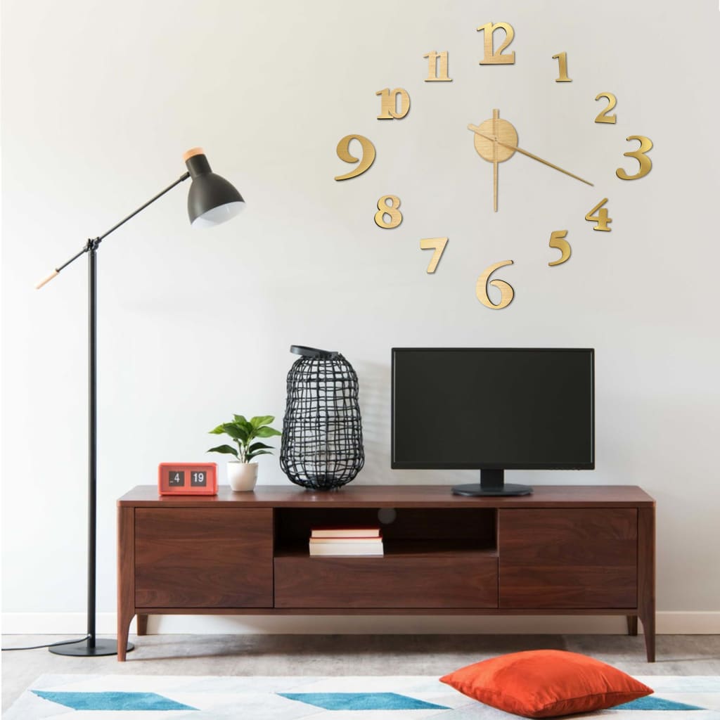3D Wall Clock Modern Design 100 Cm Xxl