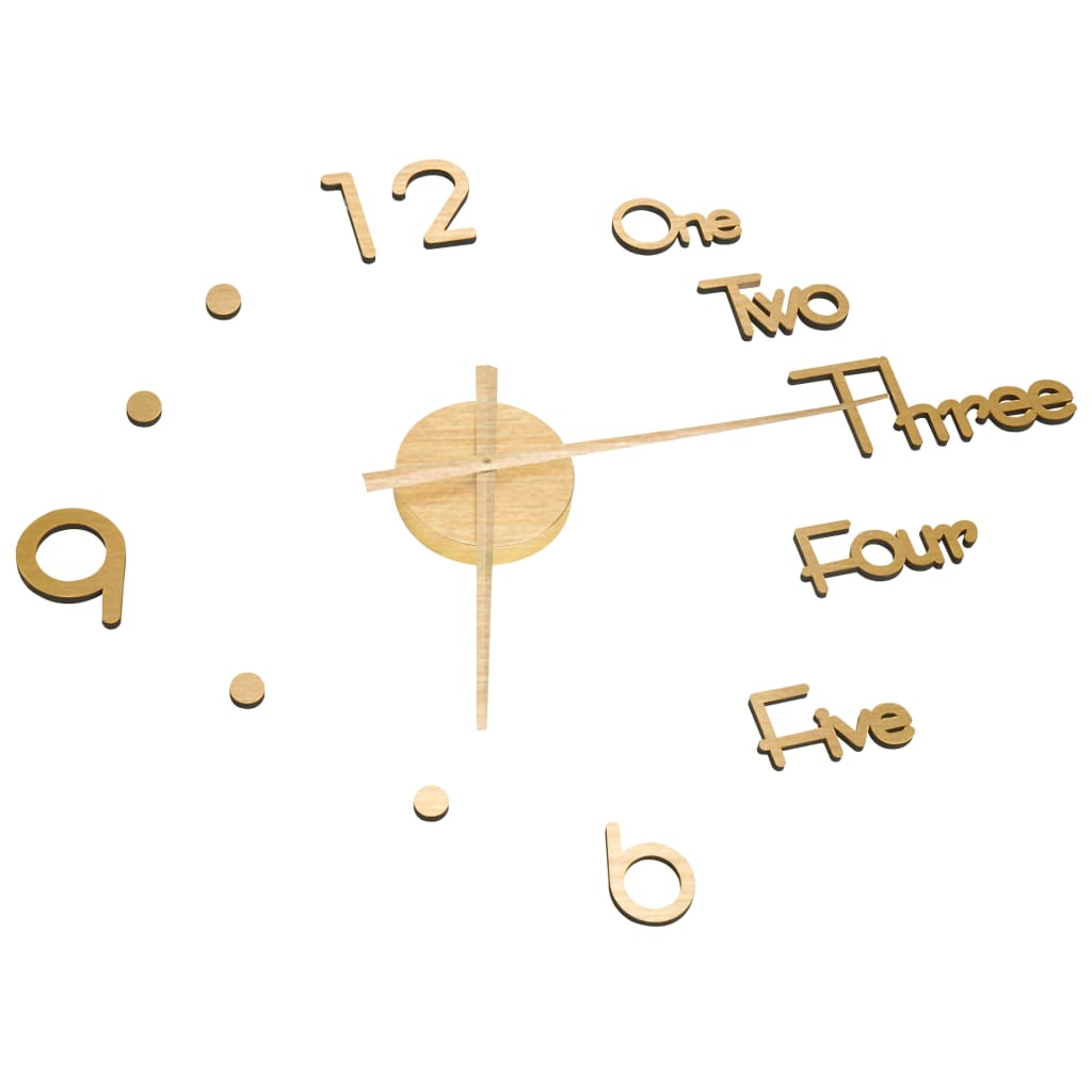 3D Wall Clock Modern Design 100 Cm Xxl
