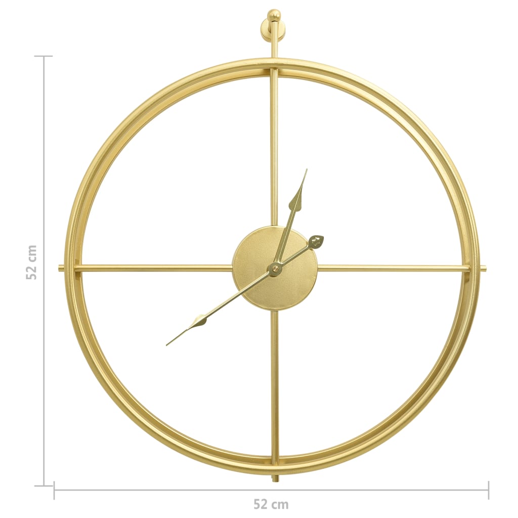 Wall Clock 52 Cm Iron