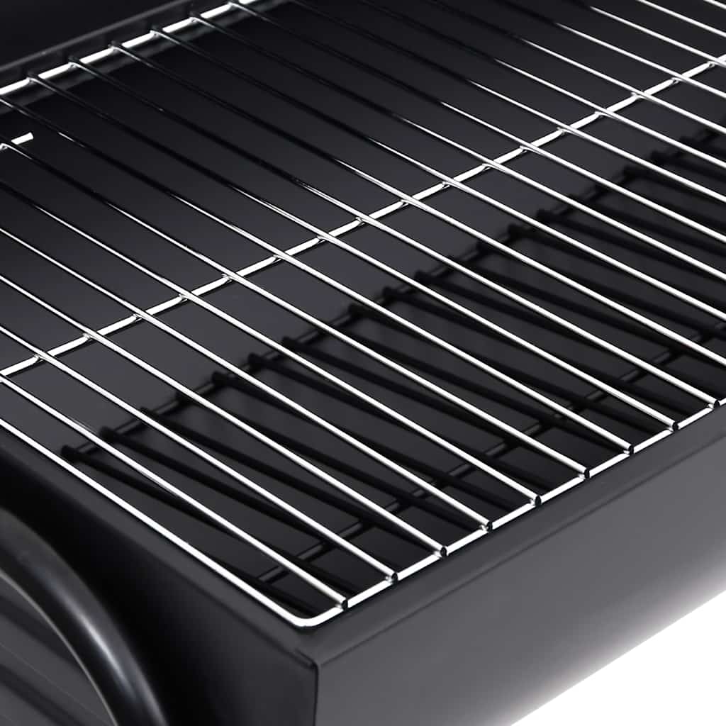 Barrel Grill With 2 Cooking Grids Black 80X95X90 Cm Steel