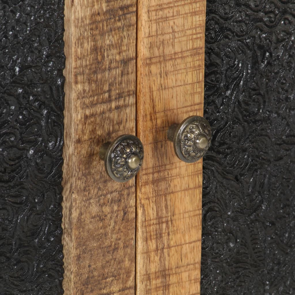 Sideboard 60X35X75 Cm Rough Mango Wood