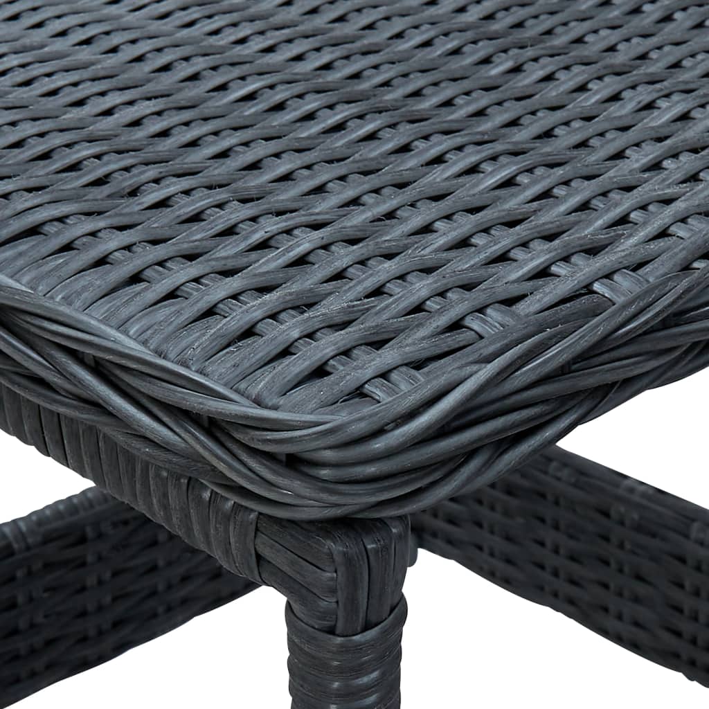 Garden Table 45X45X46.5 Cm Poly Rattan