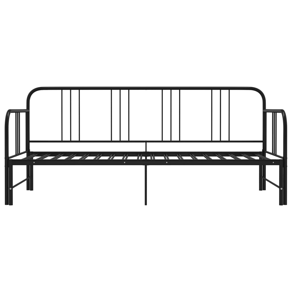 Pull-Out Sofa Bed Frame Without Mattress Metal 90X200 Cm