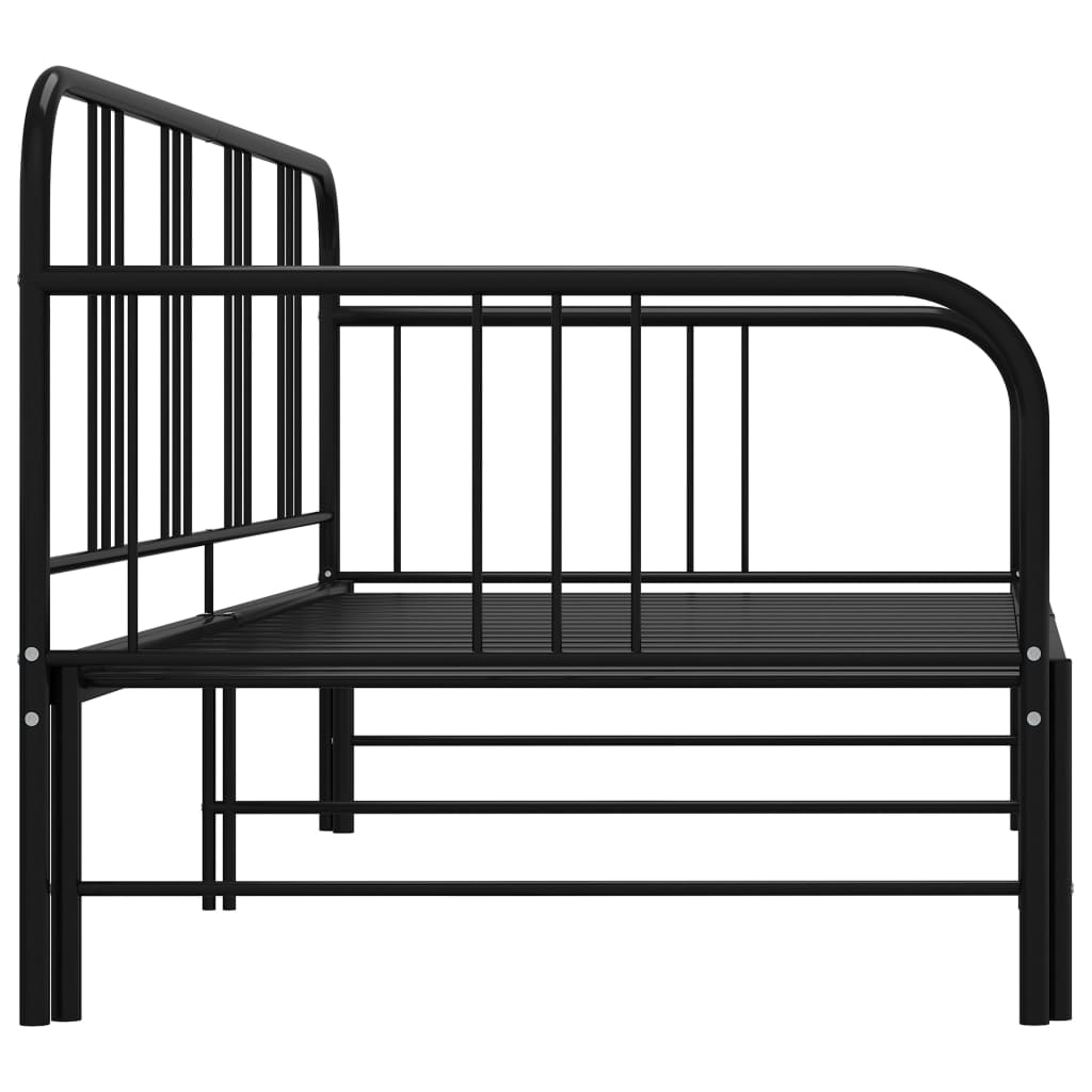 Pull-Out Sofa Bed Frame Without Mattress Metal 90X200 Cm