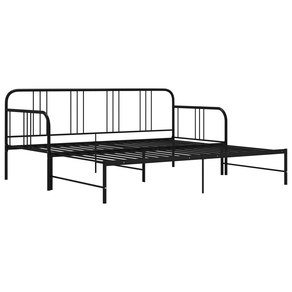 Pull-Out Sofa Bed Frame Without Mattress Metal 90X200 Cm