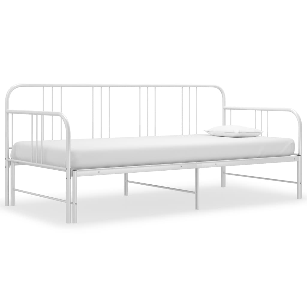 Pull-Out Sofa Bed Frame Without Mattress Metal 90X200 Cm