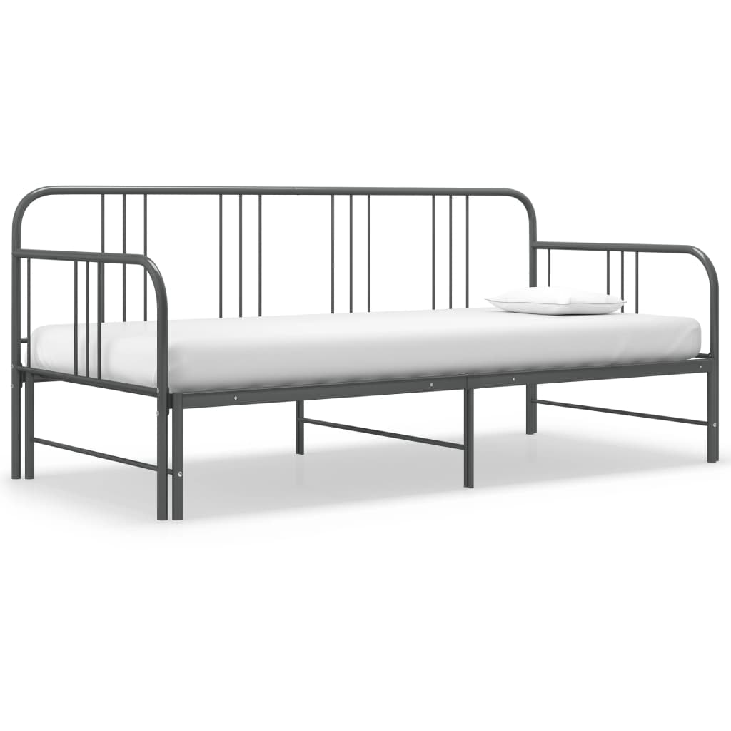 Pull-Out Sofa Bed Frame Without Mattress Metal 90X200 Cm
