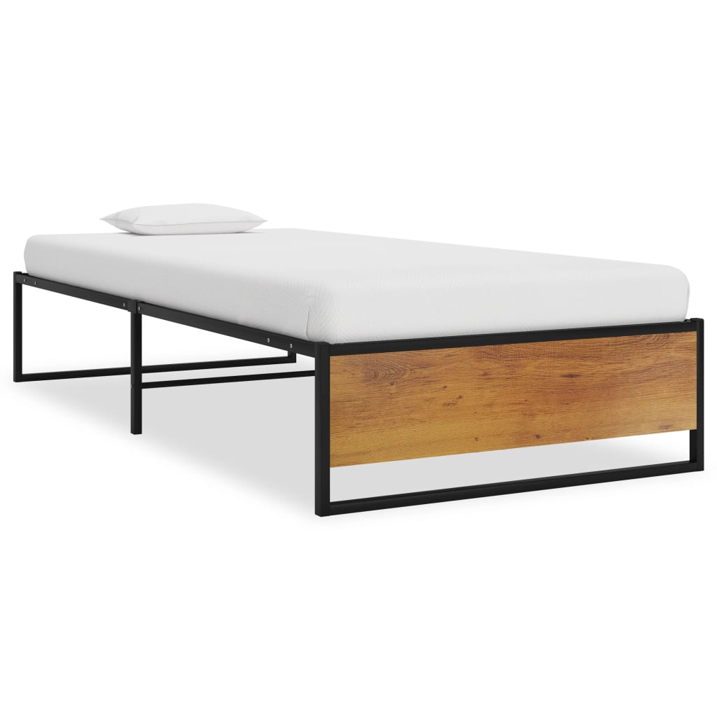 Bed Frame Without Mattress Black Metal