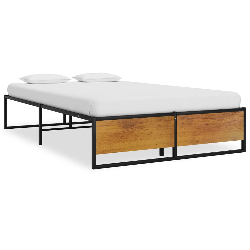 Bed Frame Without Mattress Black Metal