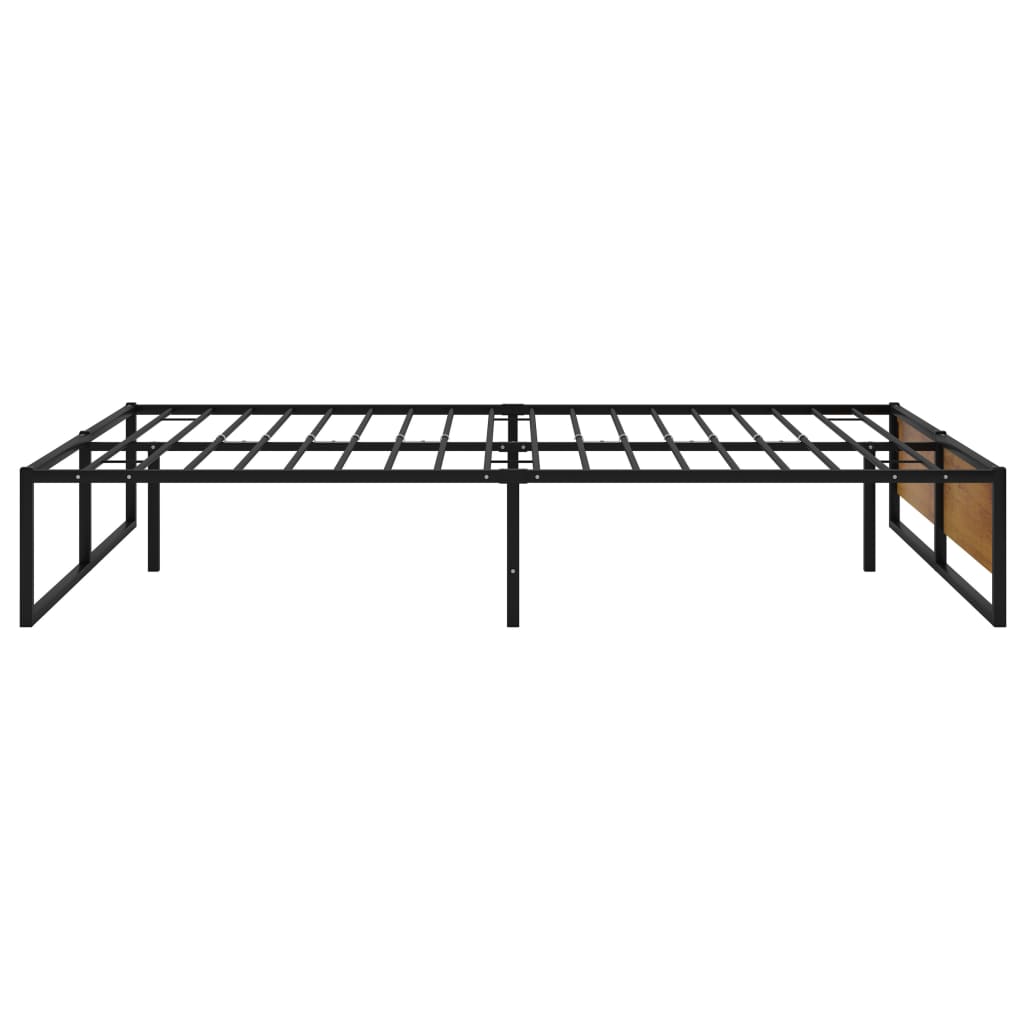 Bed Frame Without Mattress Black Metal