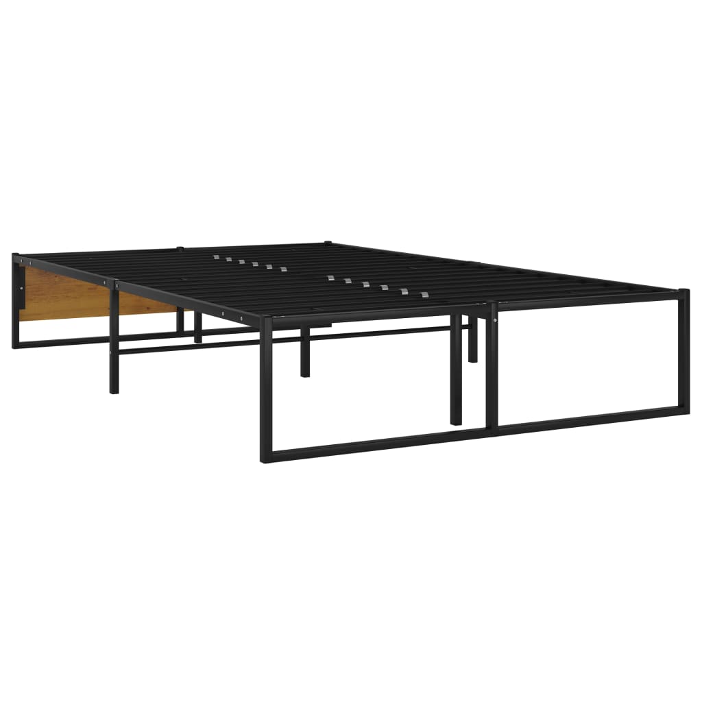 Bed Frame Without Mattress Black Metal