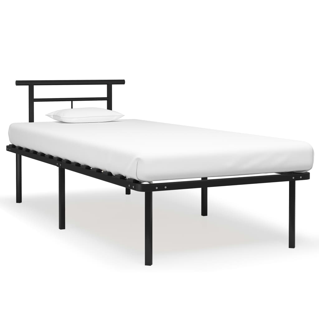 Bed Frame Without Mattress Metal 140X200Cm