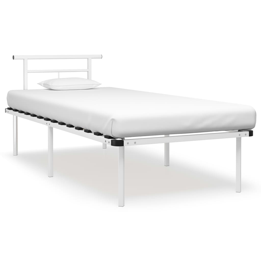 Bed Frame Without Mattress Metal 140X200Cm