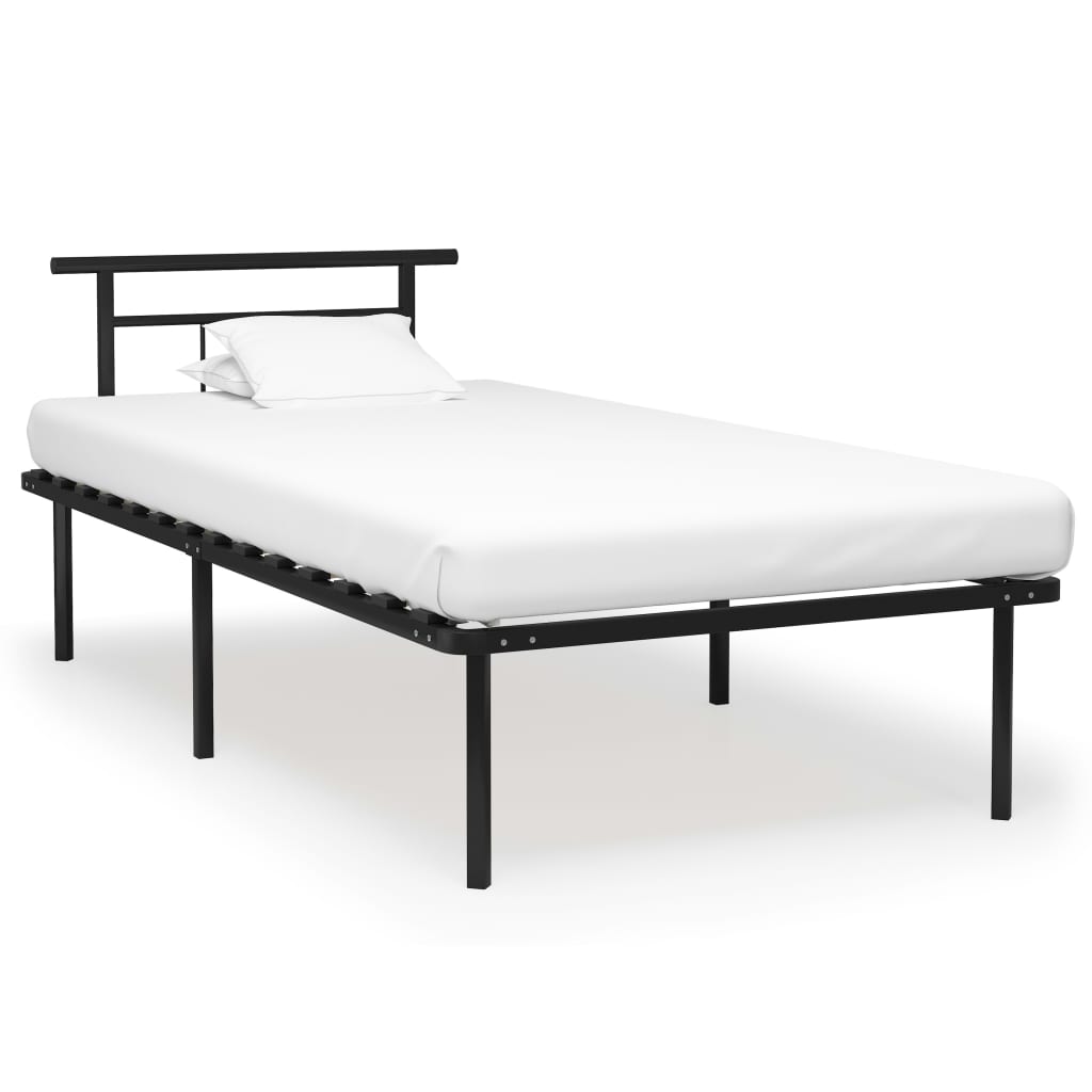 Bed Frame Without Mattress Metal 140X200Cm