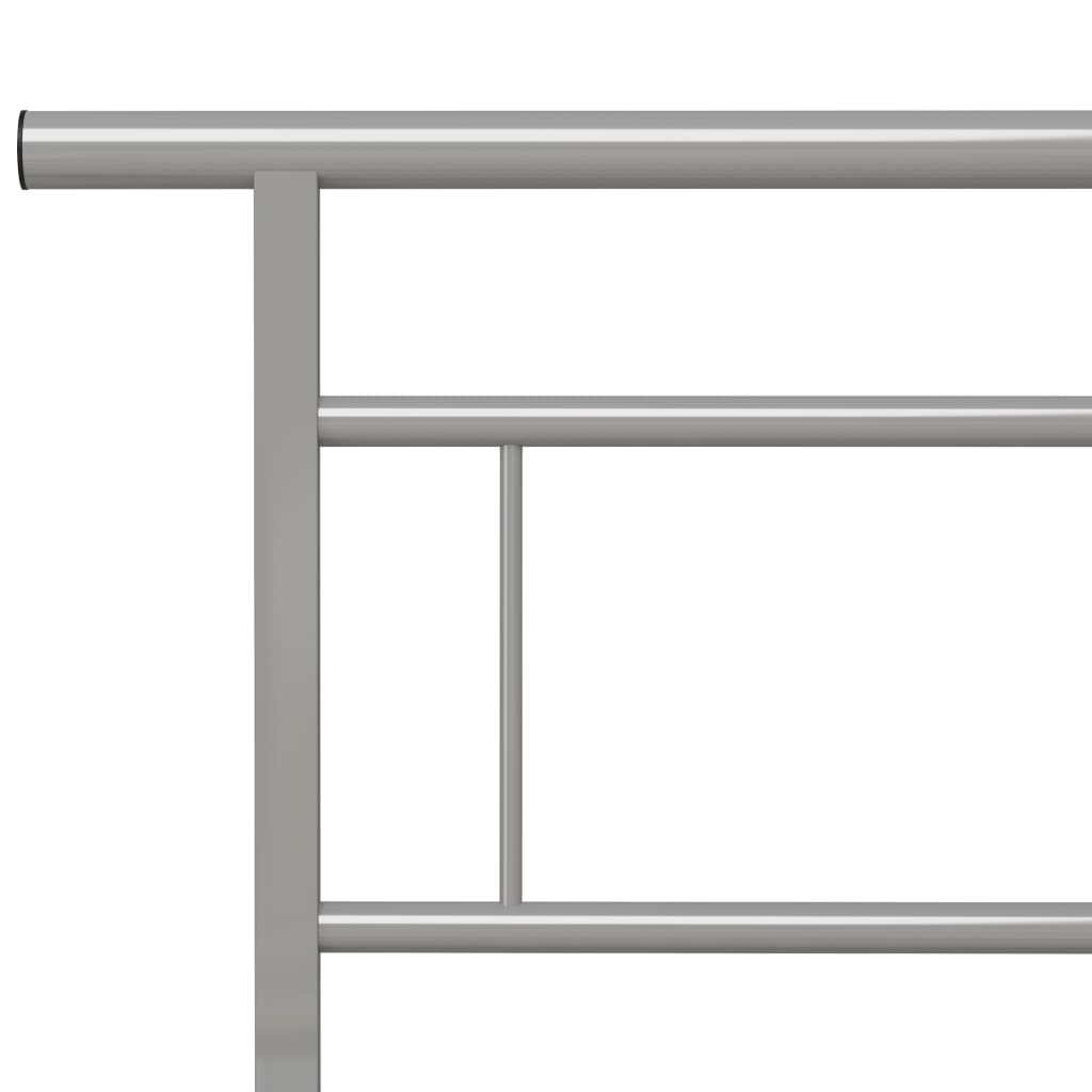 Bed Frame Without Mattress Metal 140X200Cm
