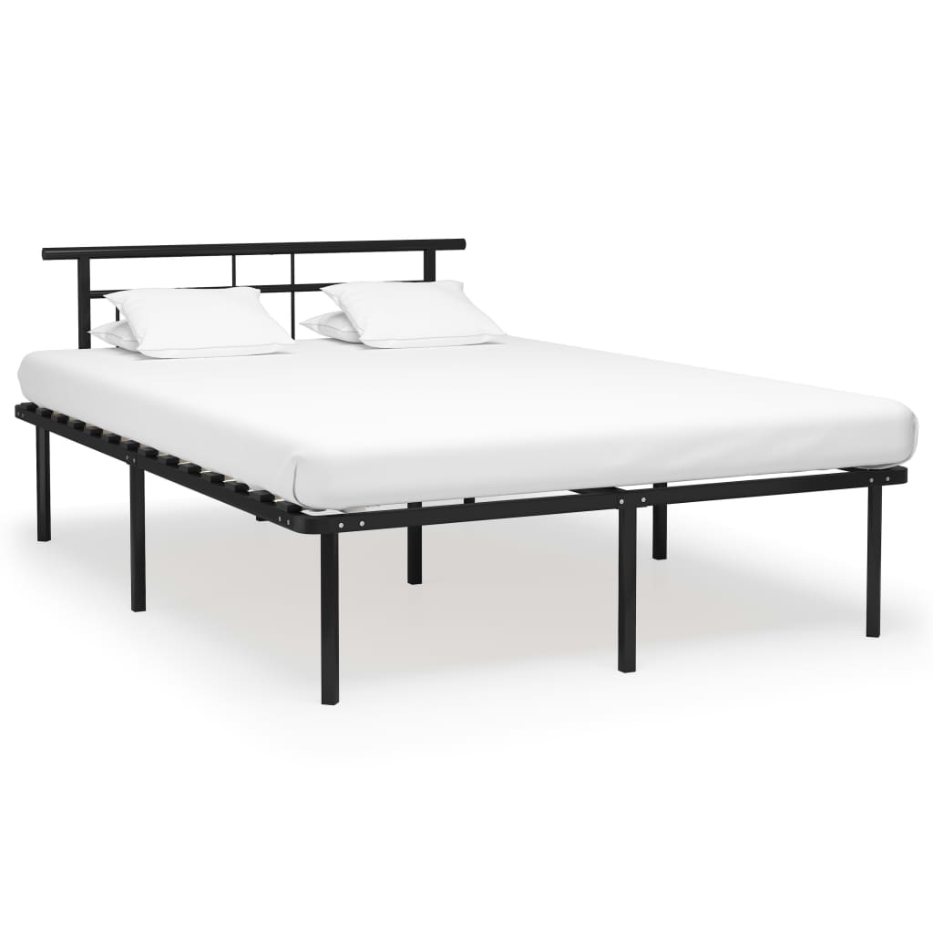 Bed Frame Without Mattress Metal 140X200Cm