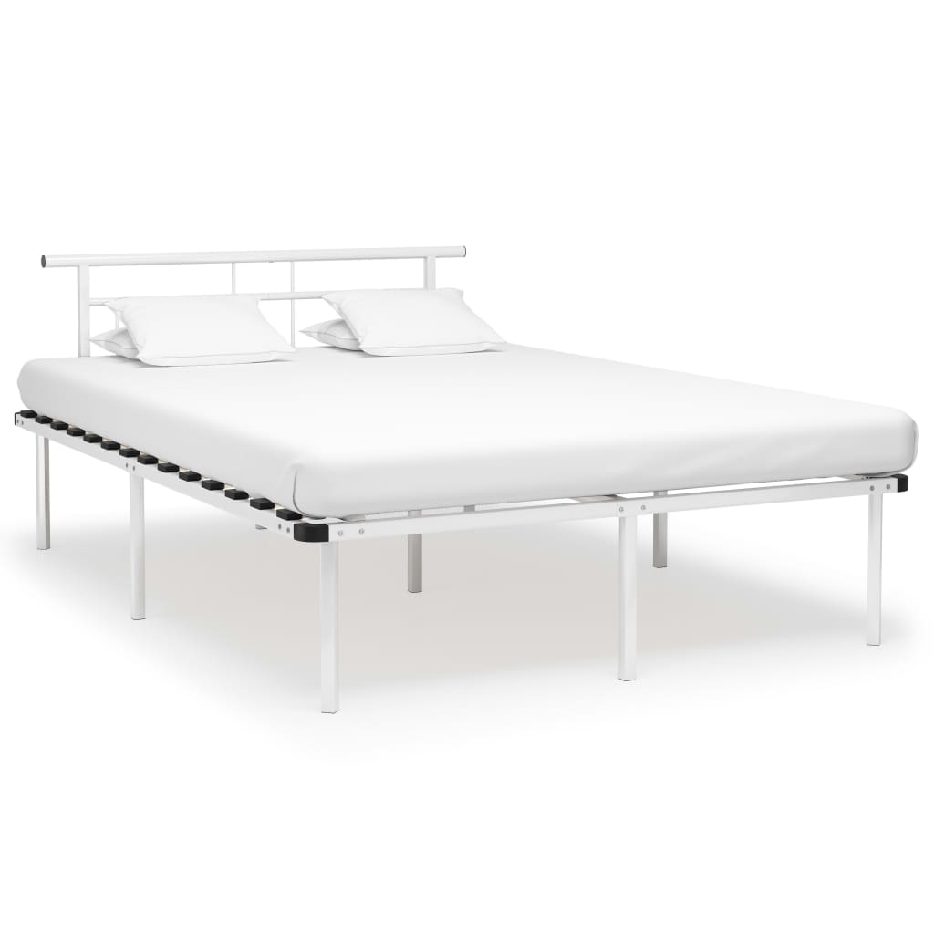 Bed Frame Without Mattress Metal 140X200Cm