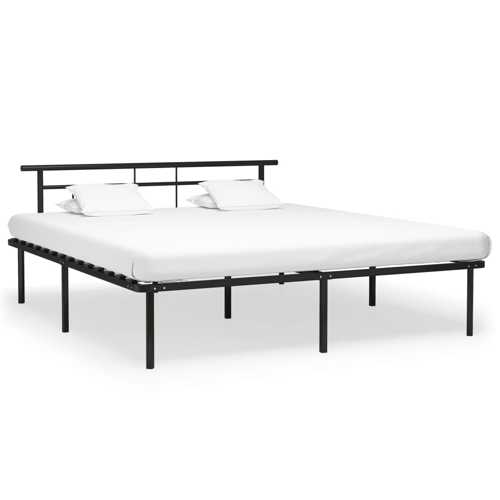 Bed Frame Without Mattress Metal 140X200Cm