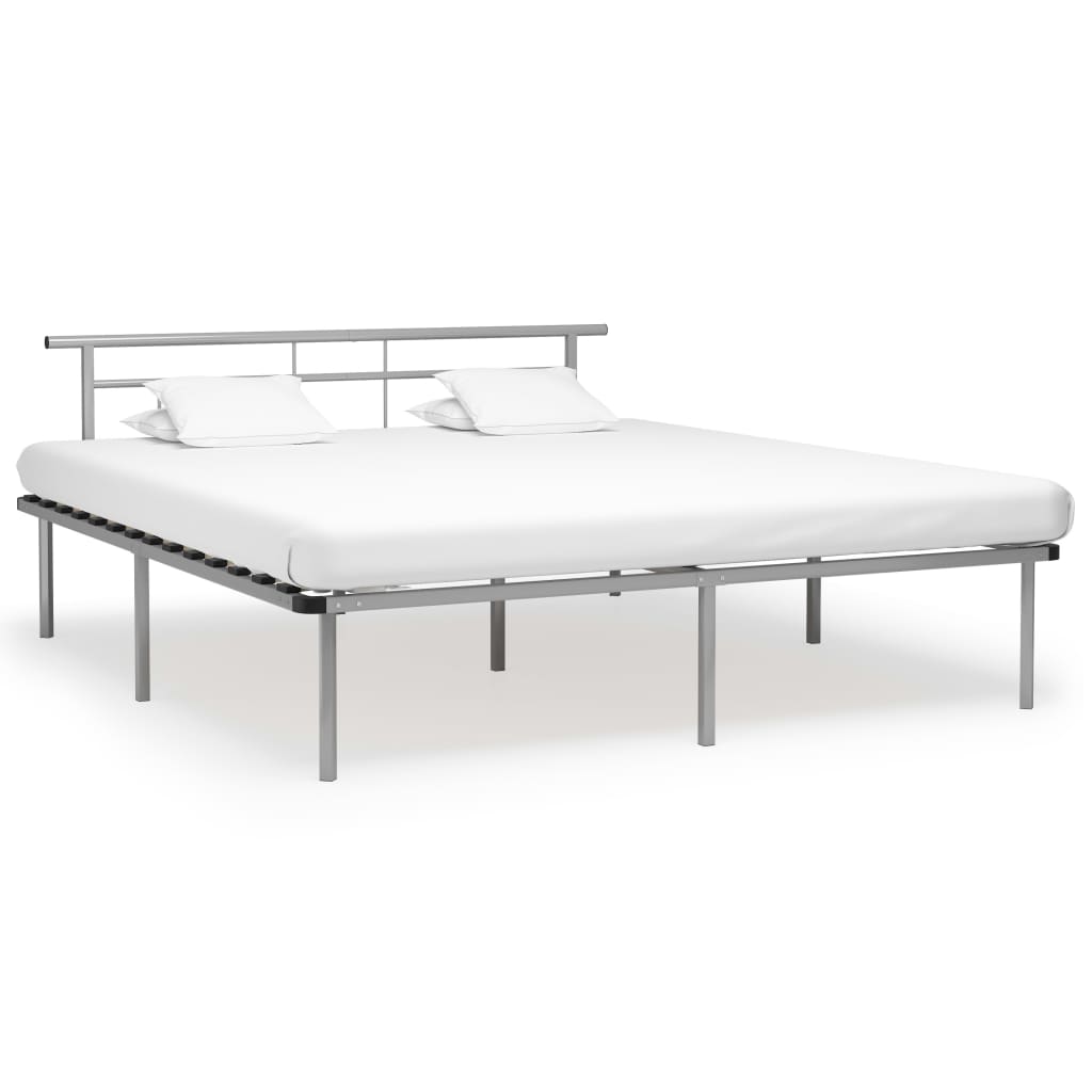 Bed Frame Without Mattress Metal 140X200Cm