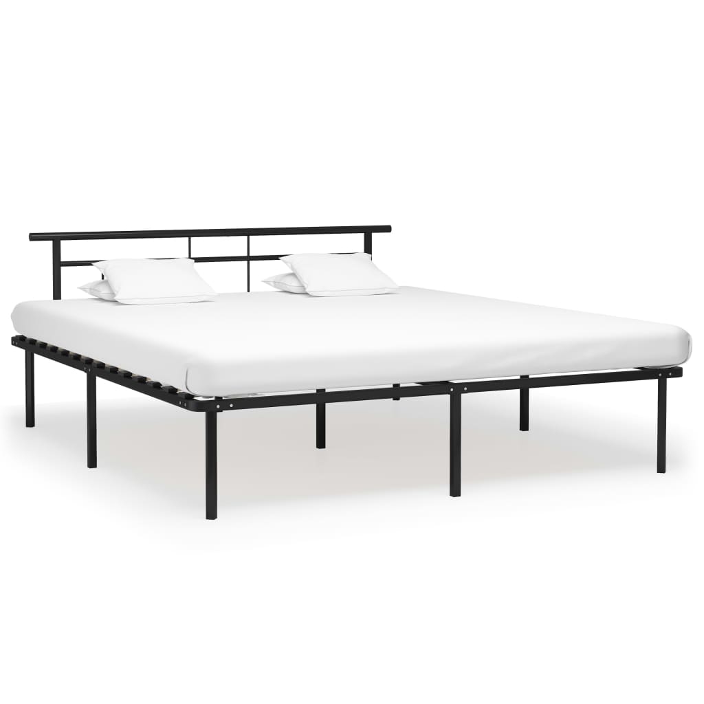 Bed Frame Without Mattress Metal 140X200Cm