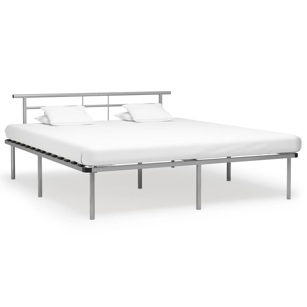 Bed Frame Without Mattress Metal 140X200Cm
