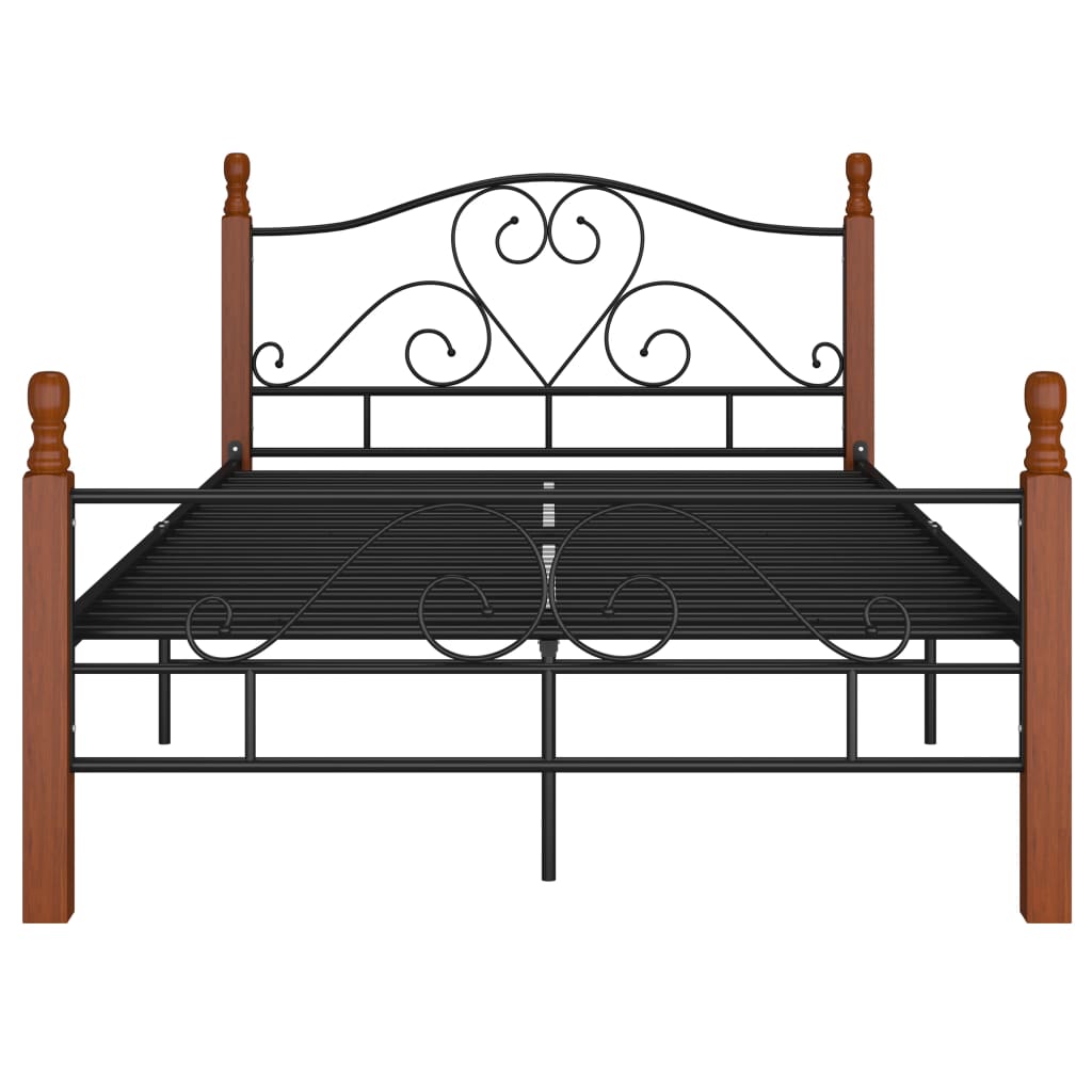 Bed Frame Without Mattress Black Metal