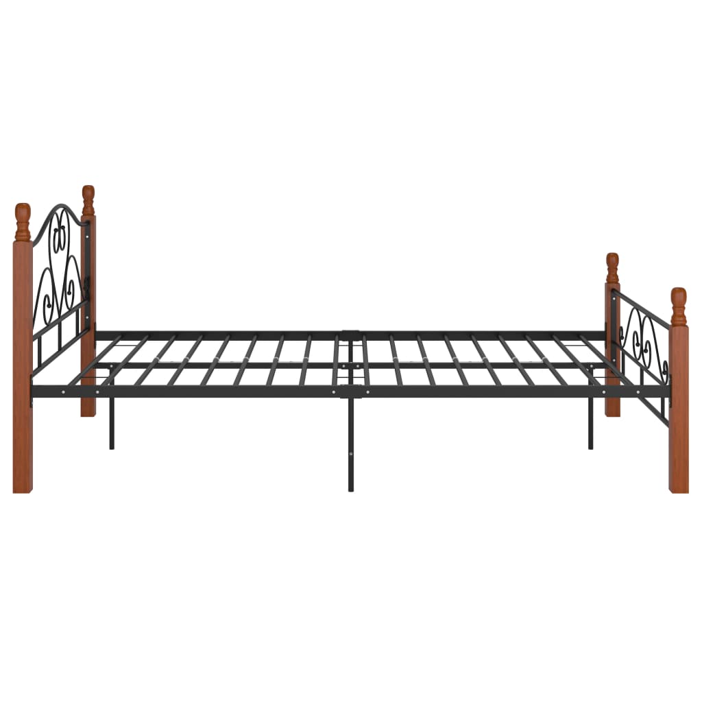 Bed Frame Without Mattress Black Metal