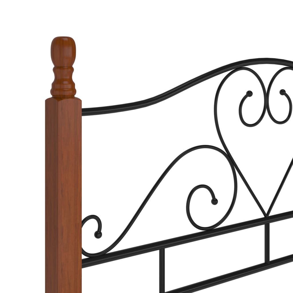 Bed Frame Without Mattress Black Metal