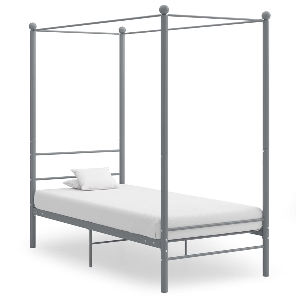 Canopy Bed Frame Without Mattress Metal