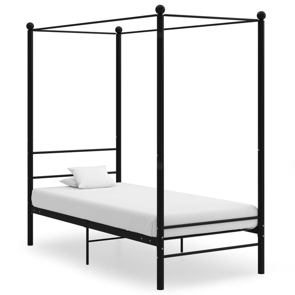 Canopy Bed Frame Without Mattress Metal