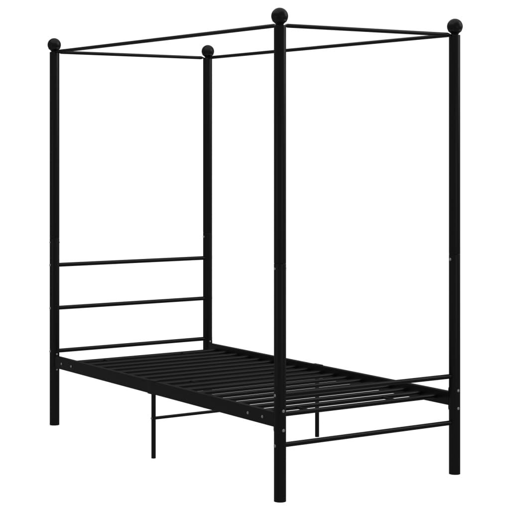 Canopy Bed Frame Without Mattress Metal