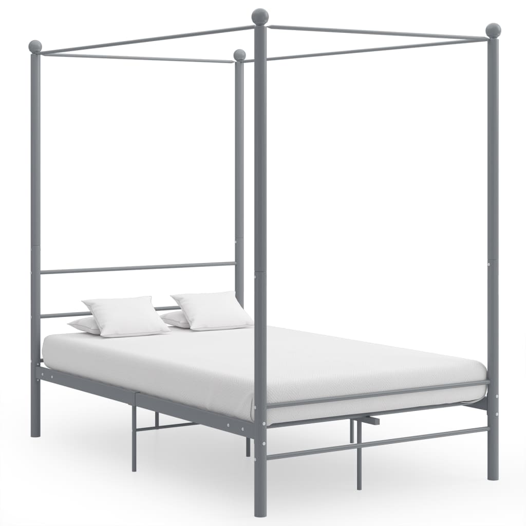 Canopy Bed Frame Without Mattress Metal