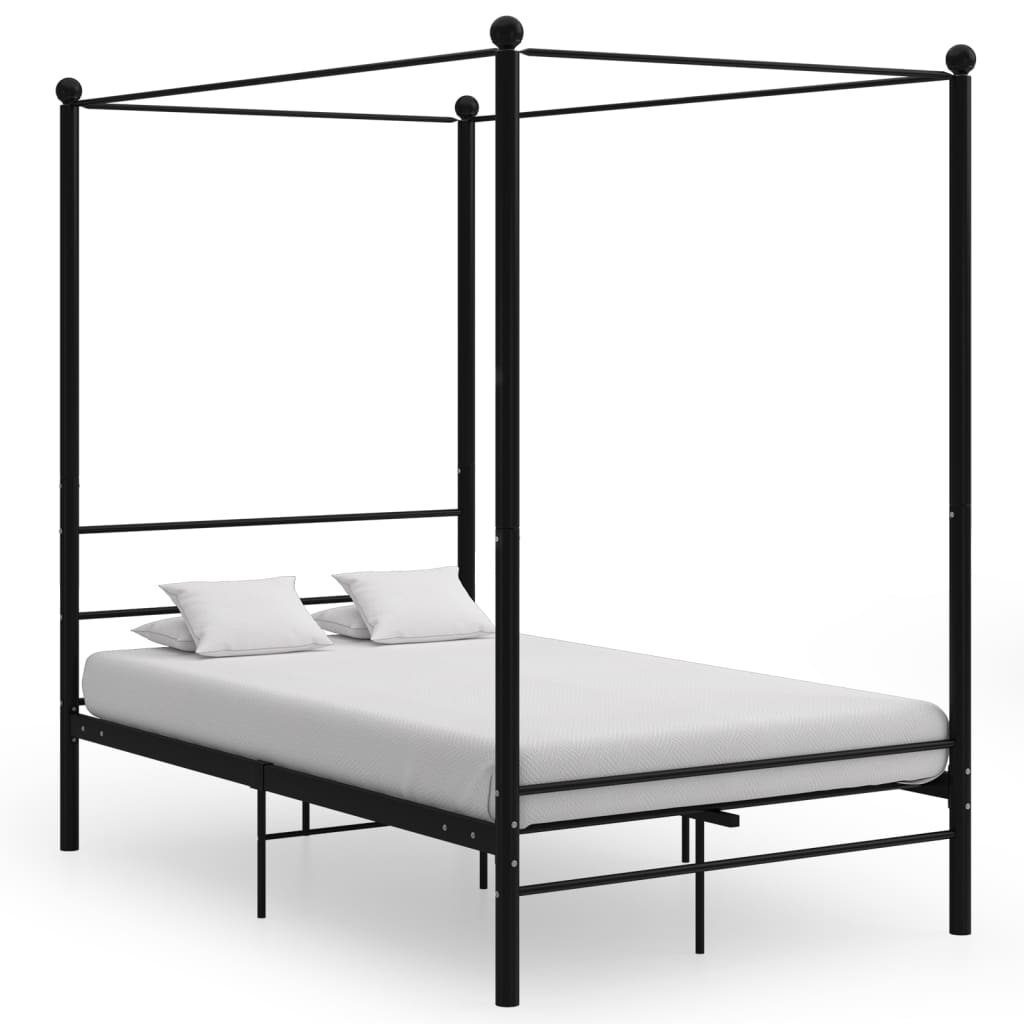 Canopy Bed Frame Without Mattress Metal