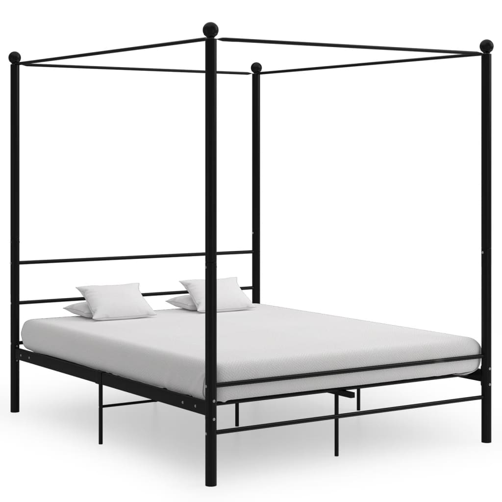 Canopy Bed Frame Without Mattress Metal
