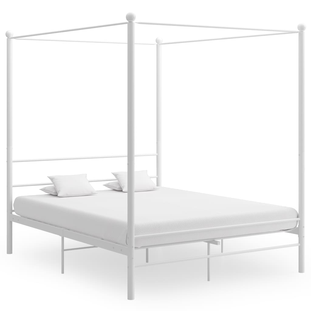 Canopy Bed Frame Without Mattress Metal
