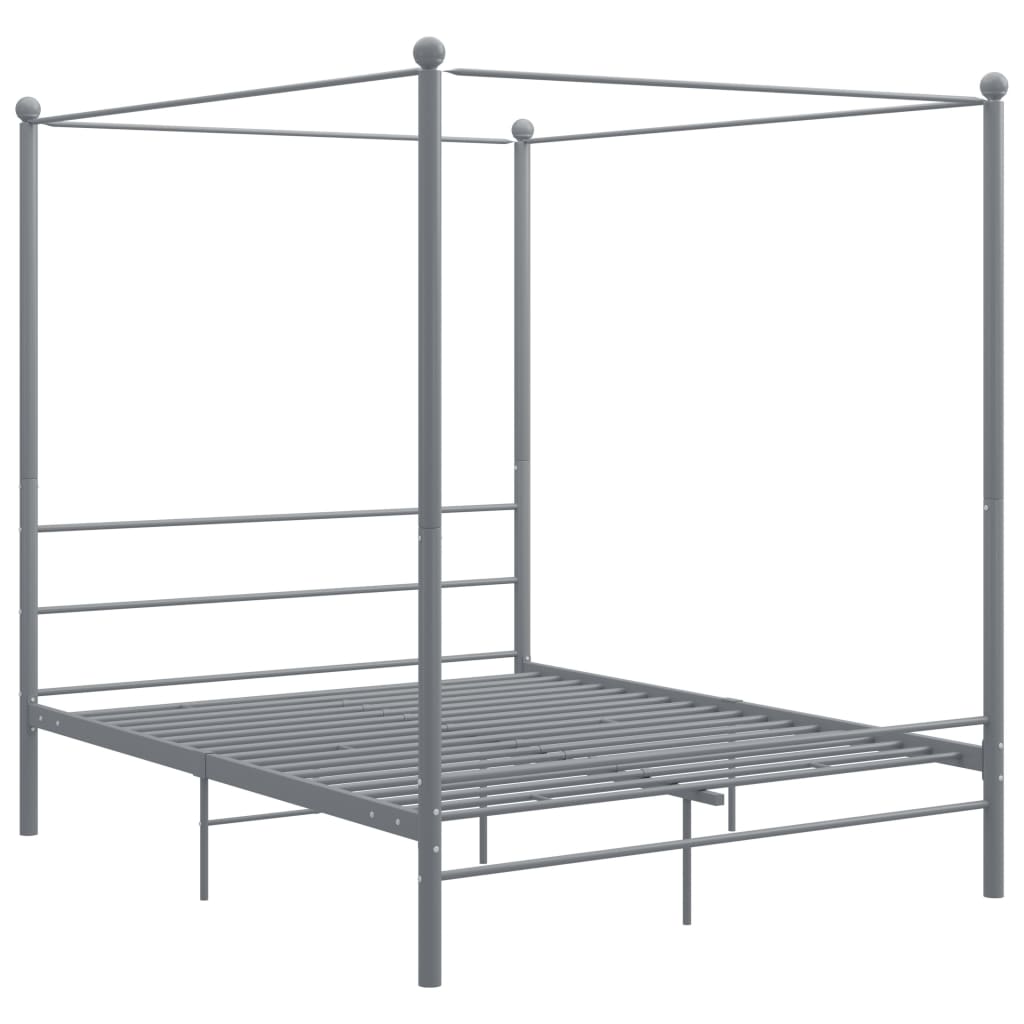 Canopy Bed Frame Without Mattress Metal