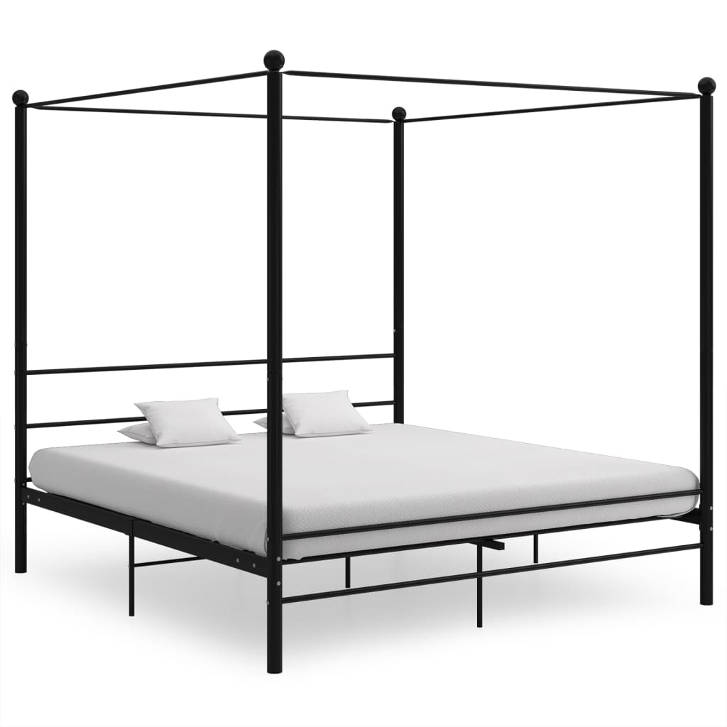 Canopy Bed Frame Without Mattress Metal