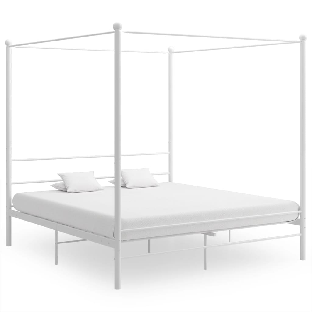 Canopy Bed Frame Without Mattress Metal