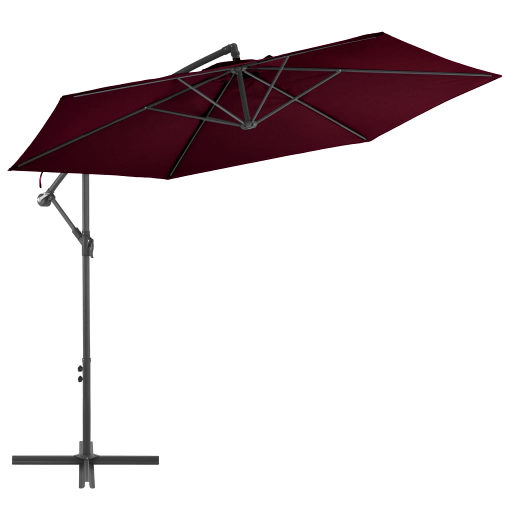 Cantilever Garden Parasol With Aluminium Pole 300 Cm
