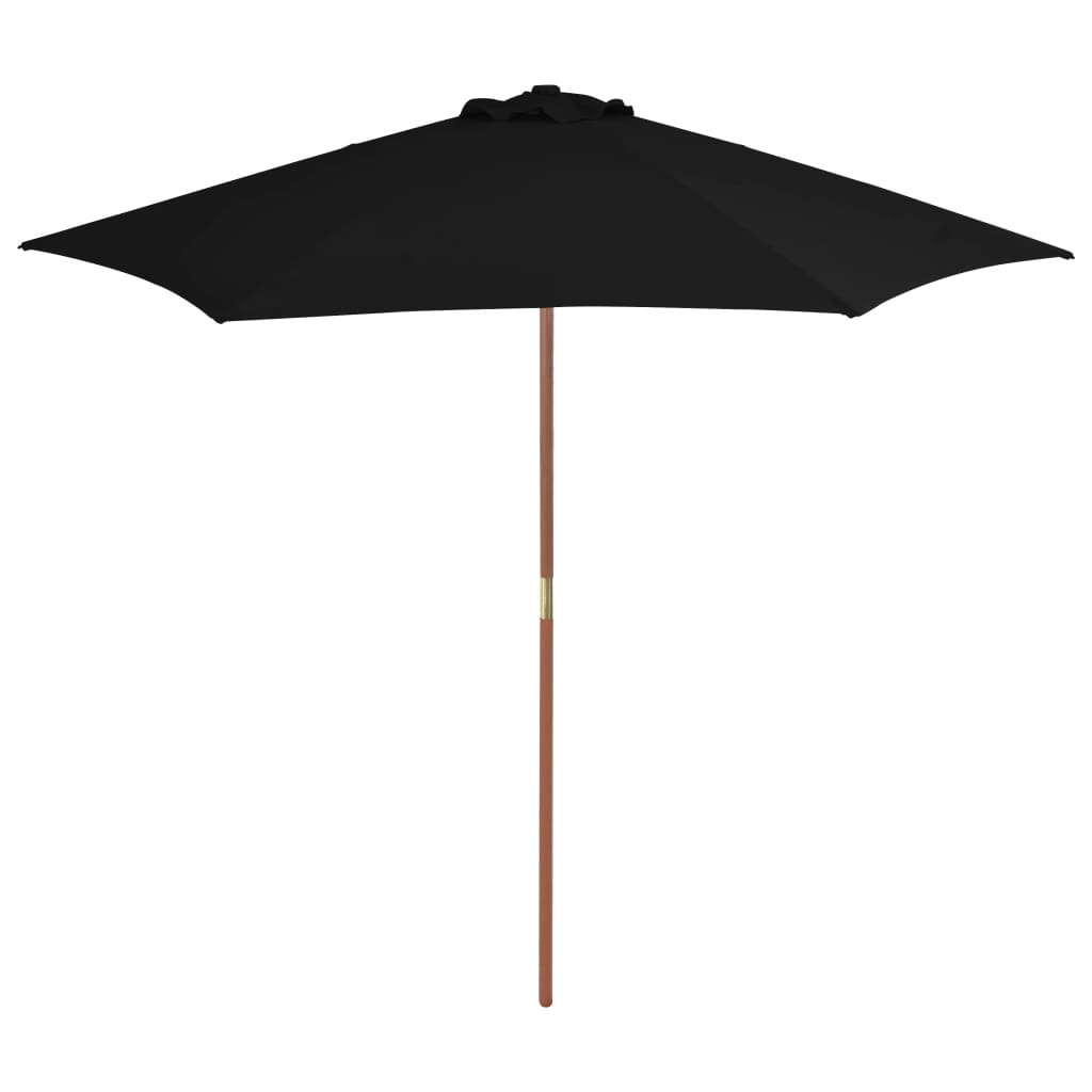 Garden Parasol With Wooden Pole 270 Cm