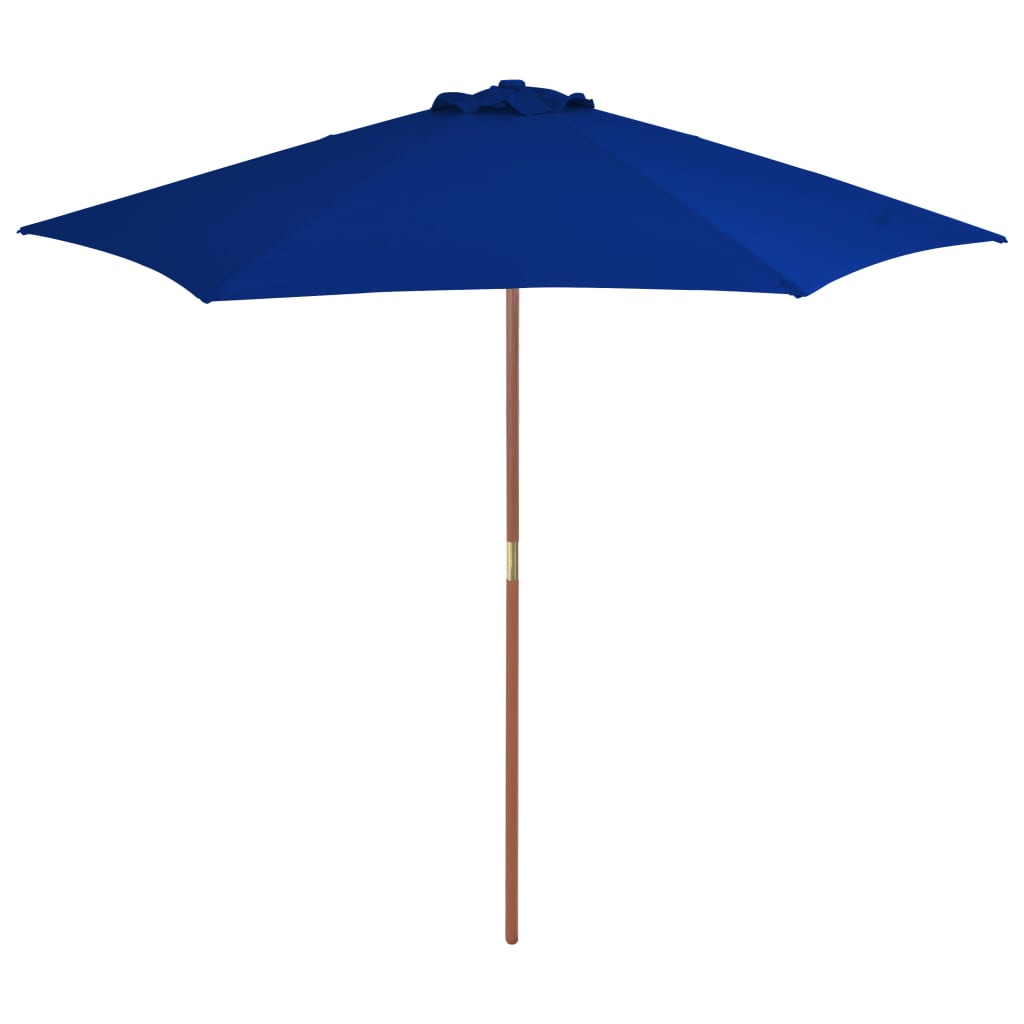 Garden Parasol With Wooden Pole 270 Cm