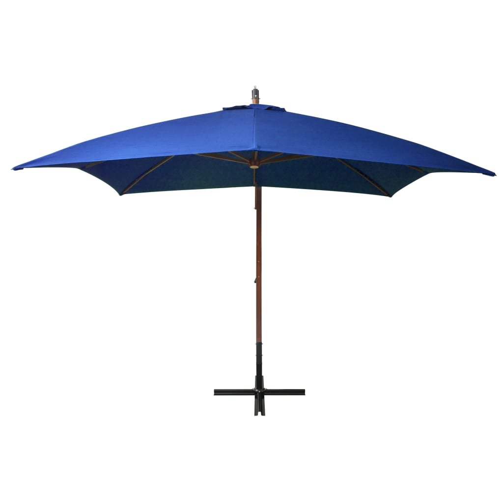 Hanging Garden Parasol With Pole Solid Fir Wood