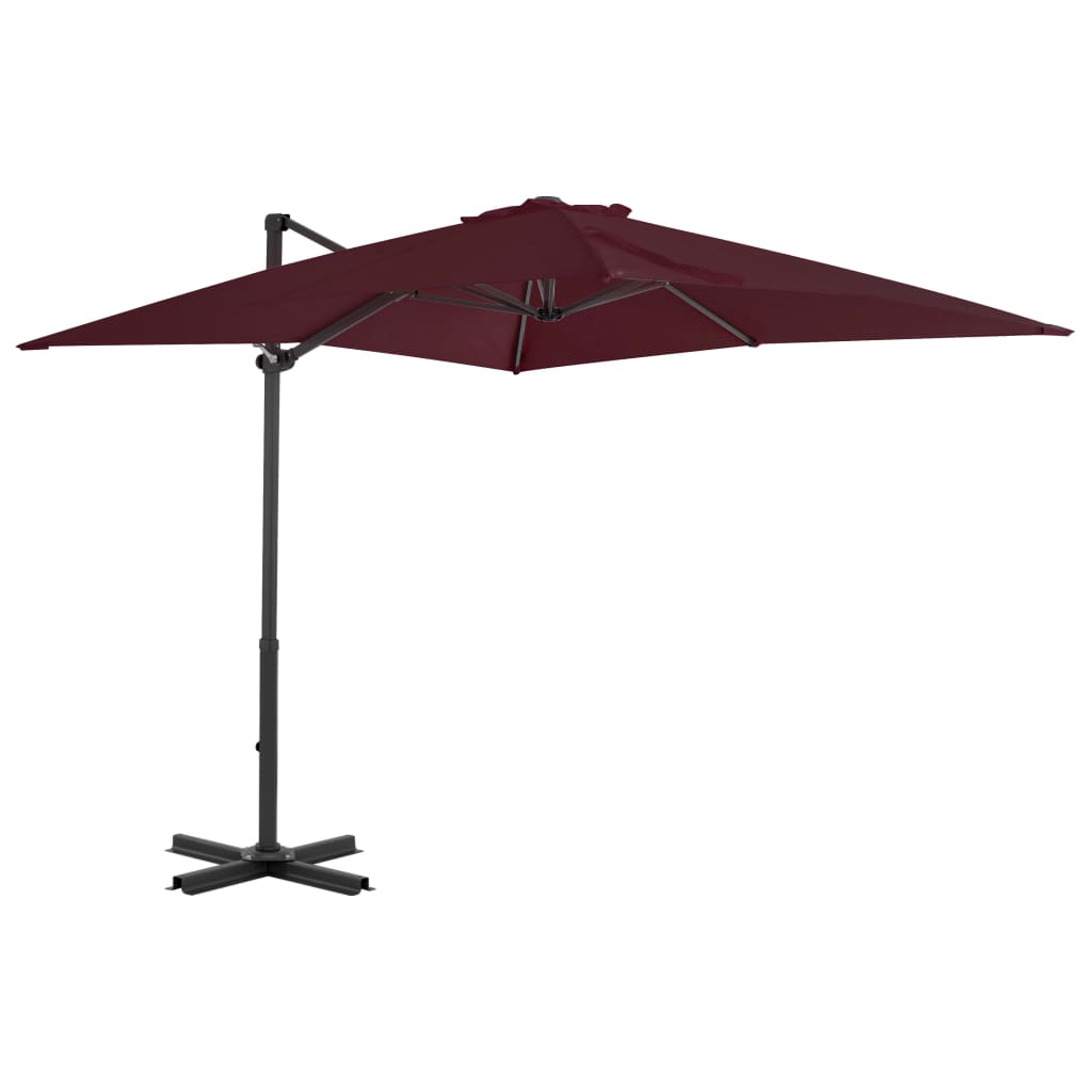 Cantilever Garden Parasol With Aluminium Pole Azure 300 Cm