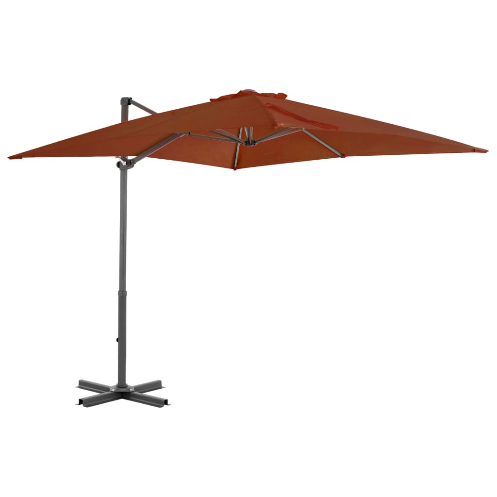 Cantilever Garden Parasol With Aluminium Pole Azure 300 Cm