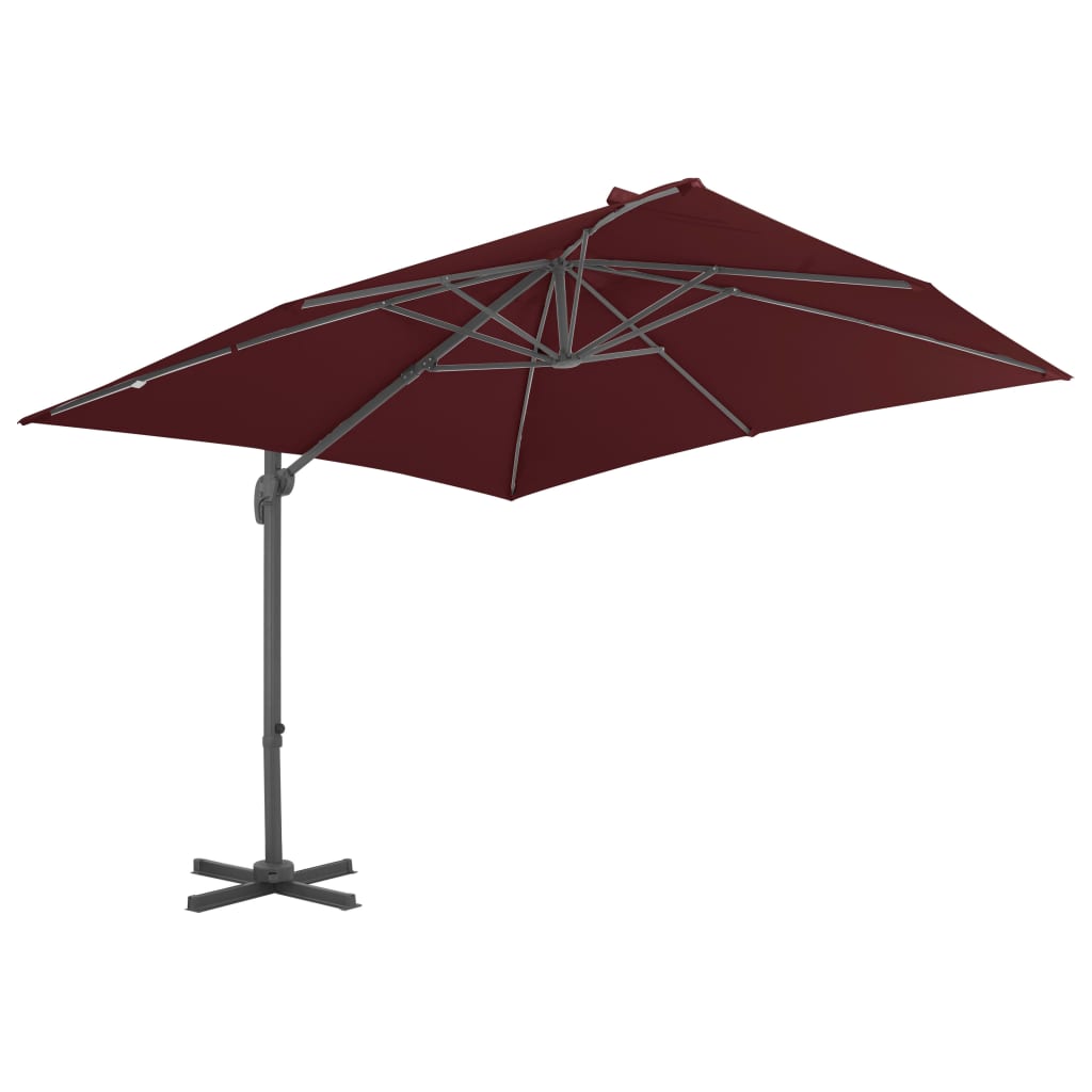 Cantilever Garden Parasol With Aluminium Pole