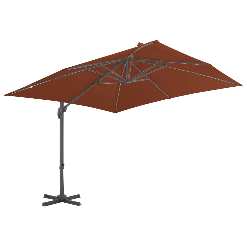 Cantilever Garden Parasol With Aluminium Pole