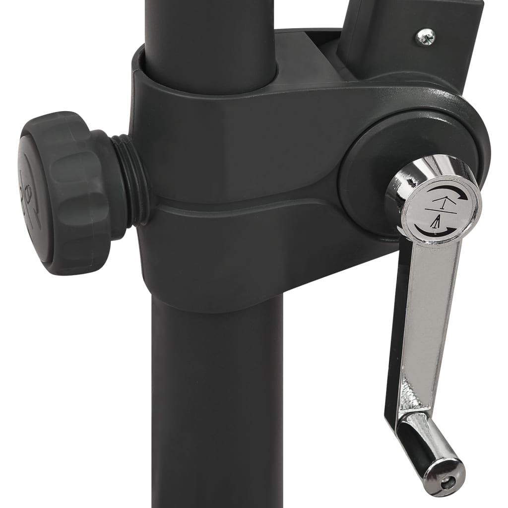 Cantilever Garden Parasol With Pole And Led Lights 300 Cm